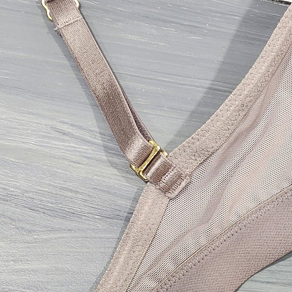 Soma Bra 32DD Lightly Lined Perfect Coverage Underwire Tshirt Bra Taupe - Picture 6 of 9
